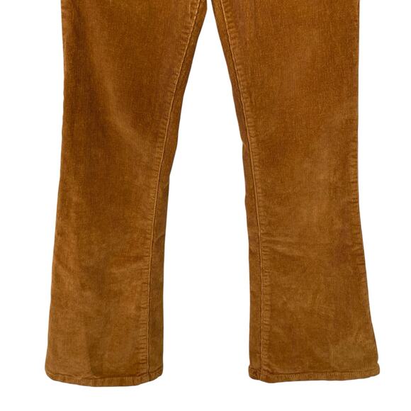 Kensie Jeans Savannah High Rise Flare Tan Corduroy Pants Women's 4 (28 x 30) - Picture 3 of 8